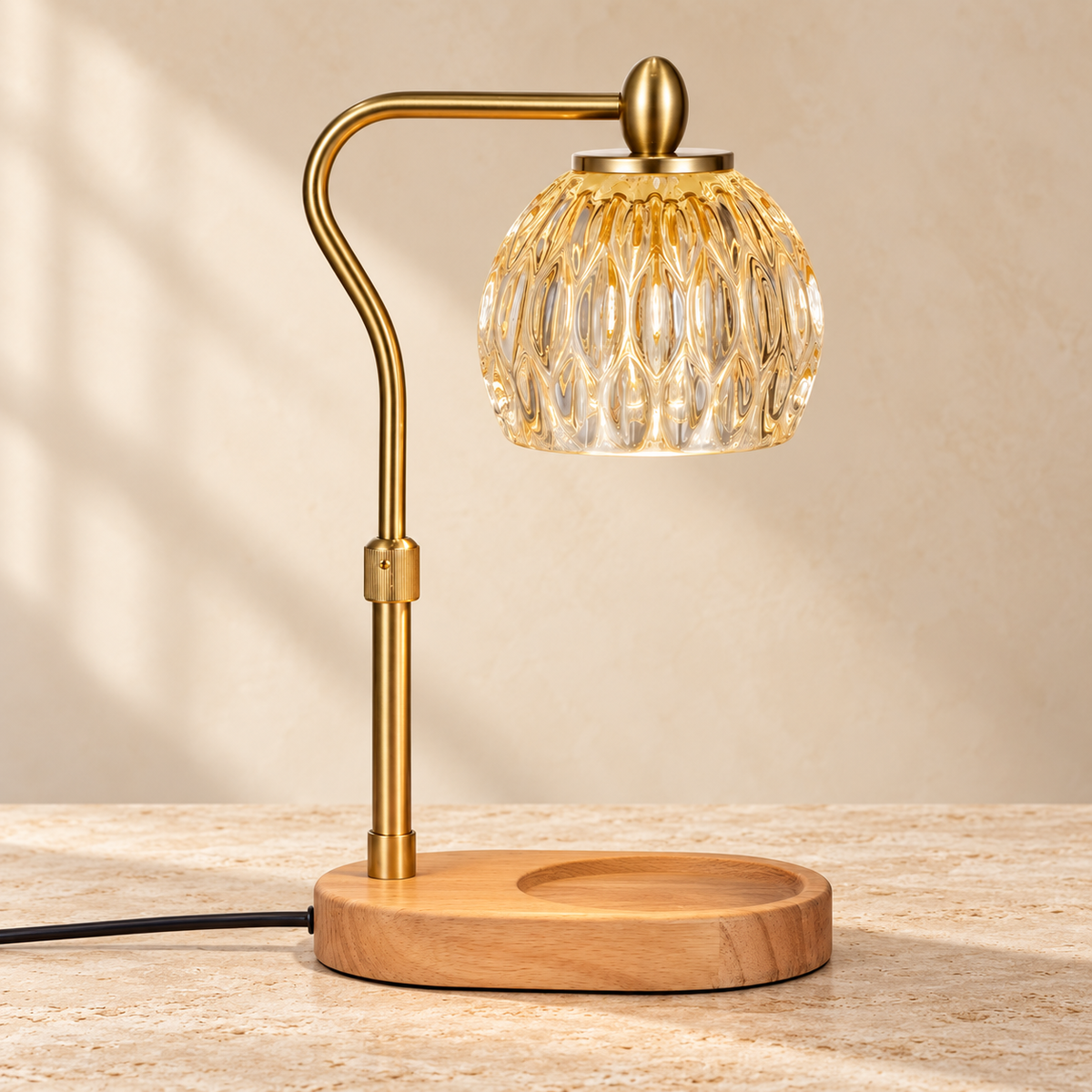 Clarity candle warmer — full product studio view
