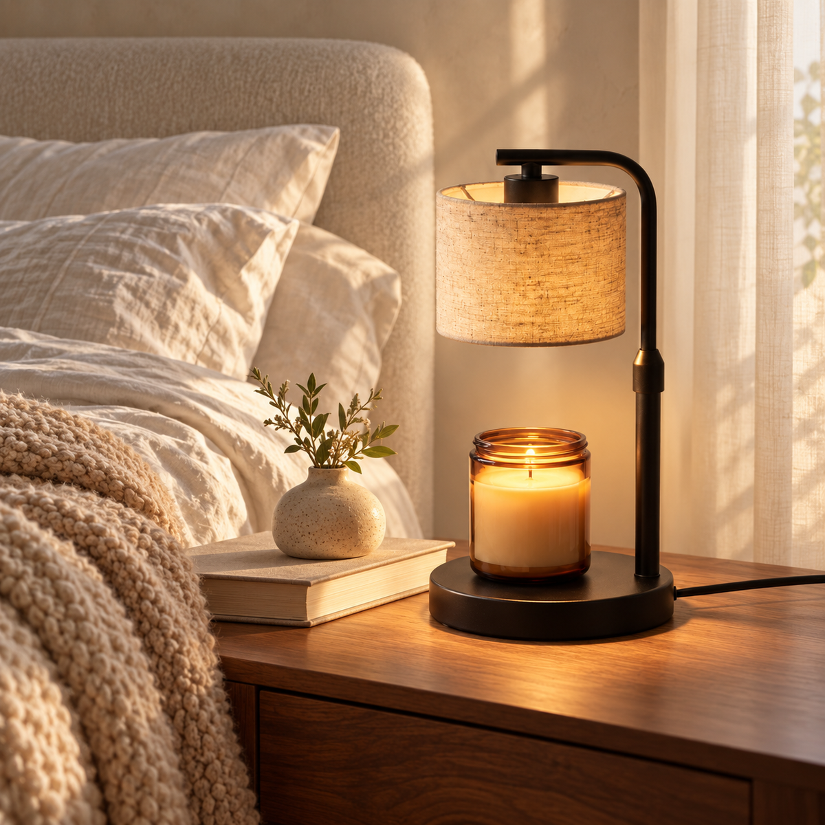 Linen Candle Warmer