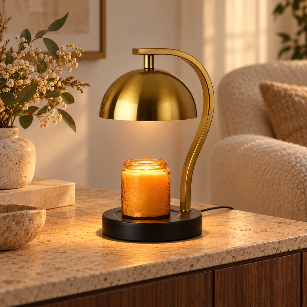 Oria candle warmer — cozy room styling inspiration